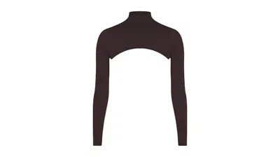 Pre-owned Nike X Skims Women's Vintage Seamless Shrug In Phoenix In Red