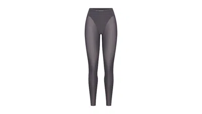 Pre-owned Nike X Skims Women's Weightless Layers Vline 26" Legging In Lead In Gray