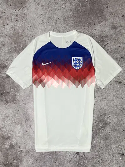 Pre-owned Nike X Soccer Jersey England Football Jersey Nike T-shirt In Blue White Red