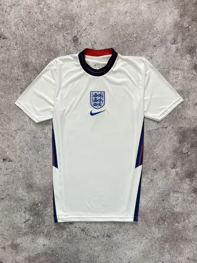 Pre-owned Nike X Soccer Jersey England Football Jersey T-shirt In White