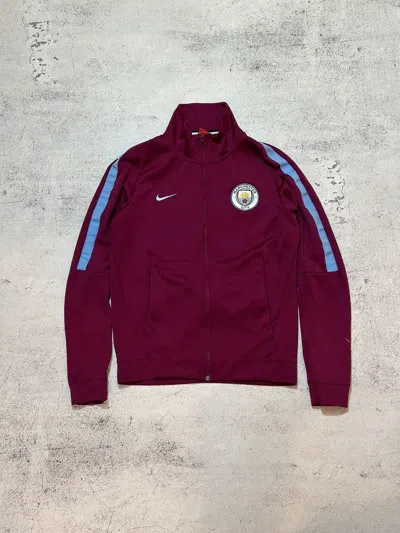 Pre-owned Nike X Soccer Jersey Manchester City Zip Up Sweatshirt In Multicolor