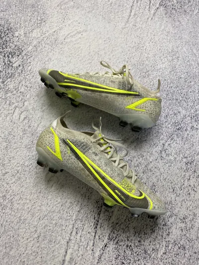 Pre-owned Nike X Soccer Jersey Nike Vapor 14 Elite Fg White Soccer Cleats Cq7635-107 Us 8 Shoes