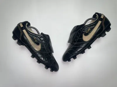 Pre-owned Nike X Soccer Jersey Vintage Nike Ronaldinho Boots Professional Size Us 11 In Black