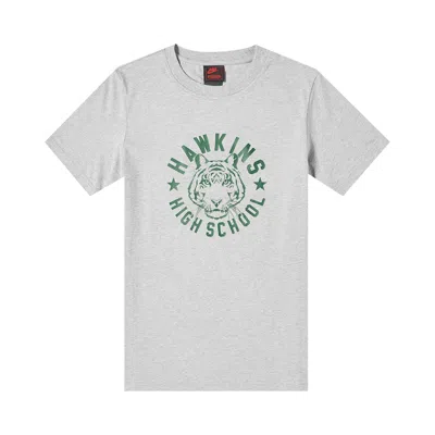 Pre-owned Nike X Stranger Things Hawkins High Tee 'dark Grey'