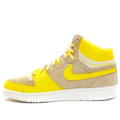 Nike X Stussy Court Force Hi 'yellow Beige'
