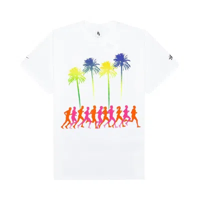 Pre-owned Nike X Stussy Douglas Firs To Palm Trees T-shirt (asia Sizing) 'white' | Men's Size M