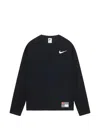 Nike X 스투시 드라이핏 긴소매 티셔츠 In Black