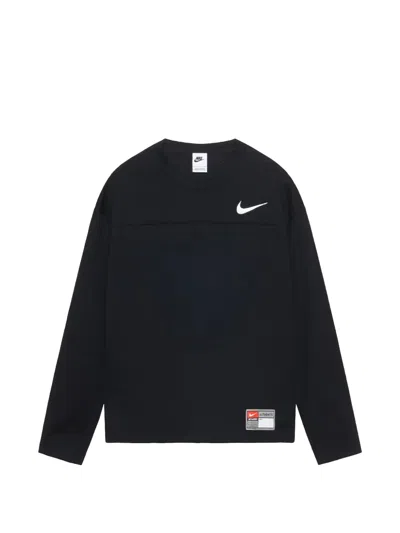 Nike X 스투시 드라이핏 긴소매 티셔츠 In Black