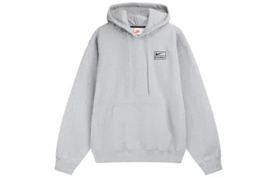 Pre-owned Nike X Stussy Hoodie (asia Sizing) Grey - Dj9489-063 In Gray