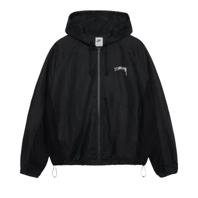 Pre-owned Nike X Stussy Linen Shell Jacket 'black'