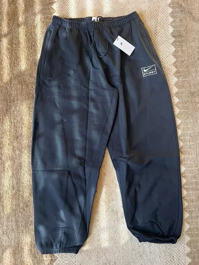 Pre-owned Nike X Stussy Nike Heavyweight Sweatpants Xl (next Day Shipping) In Black