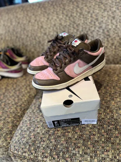 Pre-owned Nike X Stussy Nike Sb Dunk Low Stussy Cherry 2005 Shoes In Pink