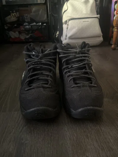 Pre-owned Nike X Stussy Penny 2's Shoes In Black