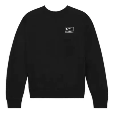 Nike X Stussy Ss23 Logo Sweatshirt 'black'