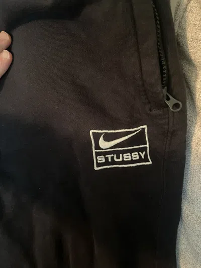 Pre-owned Nike X Stussy Sweatpants In Black