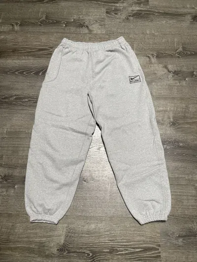 Pre-owned Nike X Stussy Sweatpants In Grey