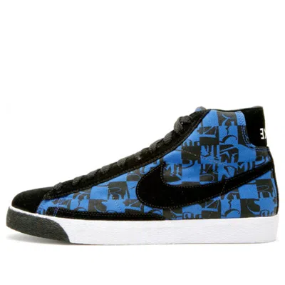 Nike X Stussy X Neighborhood Blazer High Premium Ts 'varsity Royal' In Blue