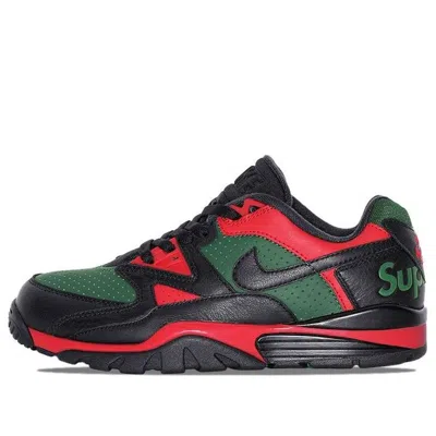 NIKE NIKE X SUPREME AIR CROSS TRAINER 3 LOW 'BLACK GORGE GREEN'