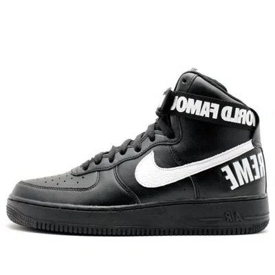 NIKE NIKE X SUPREME AIR FORCE 1 HIGH SP 'BLACK'