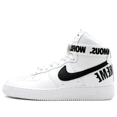 NIKE NIKE X SUPREME AIR FORCE 1 HIGH SUPREME 'WHITE'