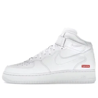 NIKE NIKE X SUPREME AIR FORCE 1 MID 'WHITE'