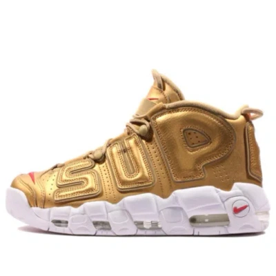 NIKE NIKE X SUPREME AIR MORE UPTEMPO 'METALLIC GOLD'