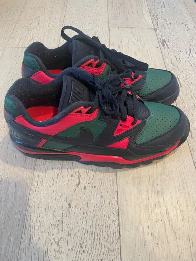 Pre-owned Nike X Supreme Nike Cross Trainer Shoes In Black/green/red