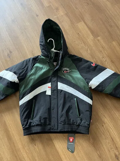 Pre-owned Nike X Supreme Nike Hooded Sport Jacket In Black