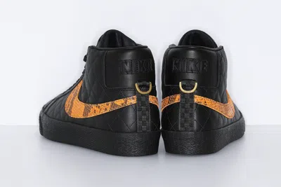 Pre-owned Nike X Supreme Nike Sb Blazer Mid Black Shoes