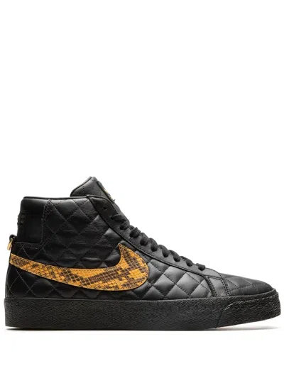 Nike Sb Blazer Mid Sneakers In Black