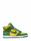 Nike X Supreme Sb Dunk High Sneakers In Green