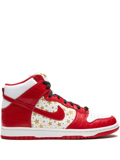Nike X Supreme Sb Dunk High Pro Sneakers In White