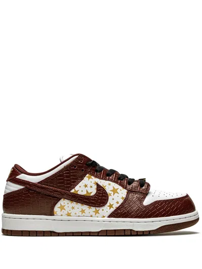Nike Sb Dunk Low Sneakers In Brown