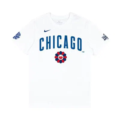Pre-owned Nike X Takashi Murakami X Mlb World Tour Tokyo Series 2025 Cubs Short-sleeve Tee 'white' | Men's Siz