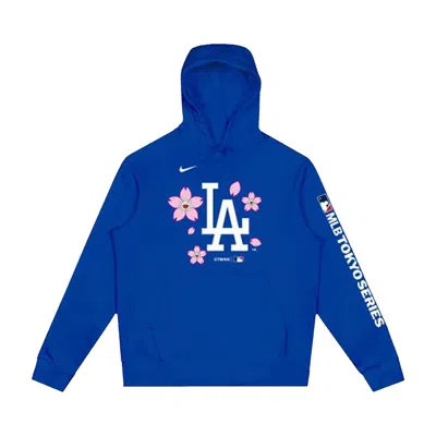 Pre-owned Nike X Takashi Murakami X Mlb World Tour Tokyo Series 2025 Dodgers Hoodie 'blue' | Men's Size Xl