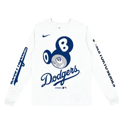 Pre-owned Nike X Takashi Murakami X Mlb World Tour Tokyo Series 2025 Dodgers Long-sleeve Tee 'white' | Men's S