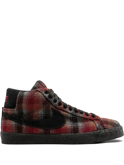 Nike Blazer Sb High-top Sneakers In Red