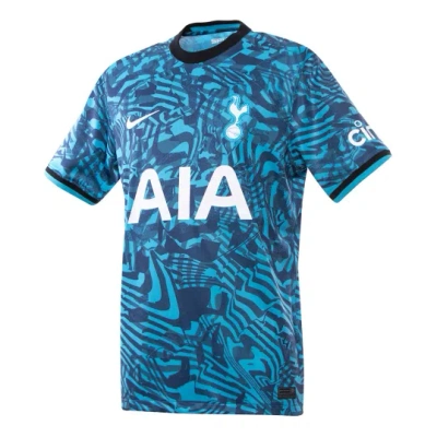 Nike X Tottenham Hotspur 2022/23 Stadium Third Jersey 'dark Turquoise' In Blue