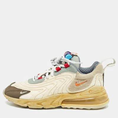 Pre-owned Nike X Travis Multicolor Fabric Scott Air Max 270 React Cactus Trails Sneakers Size 37.5