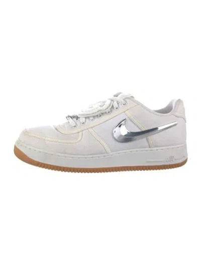 Pre-owned Nike X Travis Scott Air Force 1 Low (af100) Sneakers In White