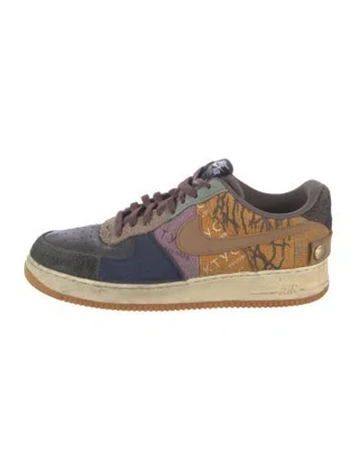 Pre-owned Nike X Travis Scott Air Force 1 Low 'cactus Jack' Sneakers