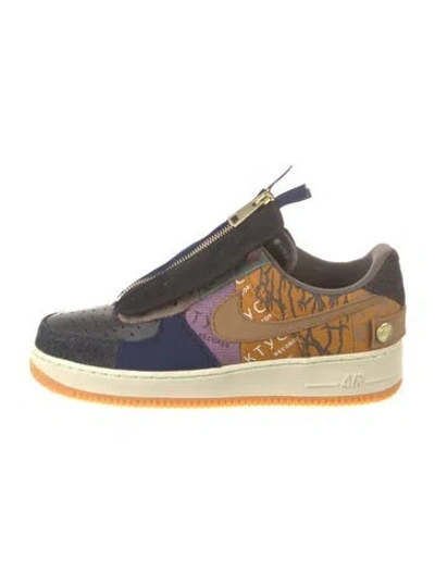 Pre-owned Nike X Travis Scott Air Force 1 Low Cactus Jack Sneakers In Brown