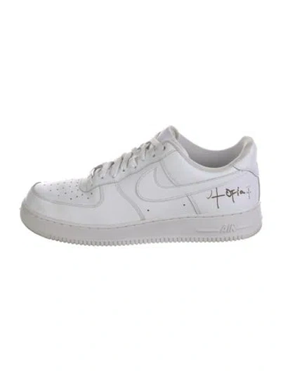Pre-owned Nike X Travis Scott Air Force 1 'utopia' Sneakers In White