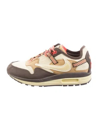 Pre-owned Nike X Travis Scott Air Max 1 'baroque Brown' Athletic Sneakers