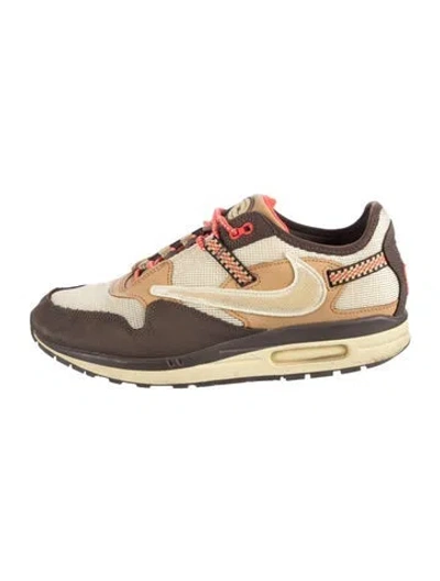 Pre-owned Nike X Travis Scott Air Max 1 'baroque Brown' Athletic Sneakers