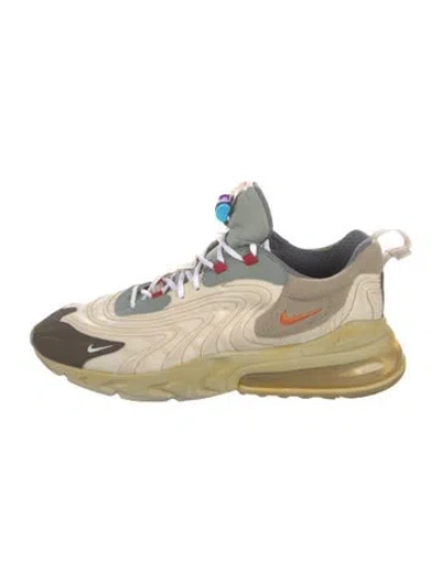 Pre-owned Nike X Travis Scott Air Max 270 React Eng Sneakers In Neutral
