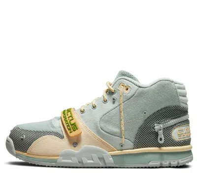 NIKE NIKE X TRAVIS SCOTT AIR TRAINER 1 SP 'GREY HAZE OLIVE AURA CANVAS'