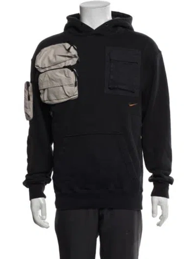Pre-owned Nike X Travis Scott Crew Neck Long Sleeve Hoodie In Black