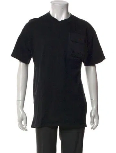 Pre-owned Nike X Travis Scott Graphic Print Crew Neck T-shirt In Black