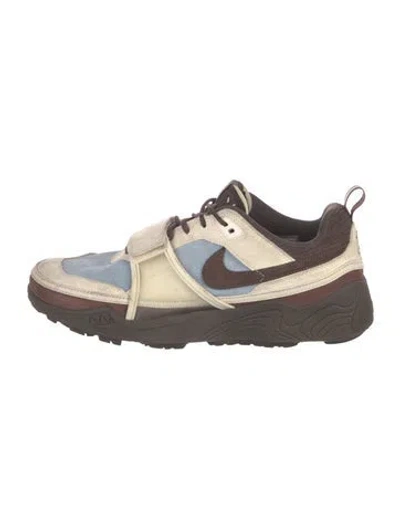 Pre-owned Nike X Travis Scott Suede Sneakers In Multicolor